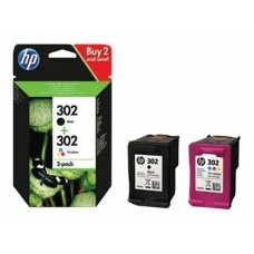 Cartuchos de Tinta HP 302 (Preto e Tricolor)