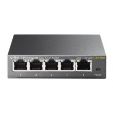 Switch TP-Link TL-SG105E - Gigabit Ethernet - 5 Portas