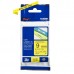 Fita Laminada de 9 mm - Amarelo / Preto, para P-Touch