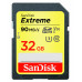 Sandisk Extreme Memoria Flash 32 GB Sdhc Clase 10 UHS-I