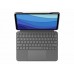 Logitech Combo Touch Funda Con Teclado Español Gris para Ipad Pro 11 Logitech Combo Touch Funda Con Teclado Español Gris para Ipad Pro 11