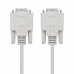 Nanocable Cable Serie Modem Db9 Hembra a Db9 Hembra 1.80m - Beige