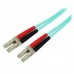 3m 10 Gb Aqua Fiber Patch Cable LC/LC