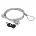 Conceptronic Nbt Cerradura Con Doble Llave para Notebook Laptop 1,5m