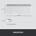 Kit Teclado e Rato Logitech MK470: Inalâmbrico, Silencioso, Branco Kit Teclado e Rato Logitech MK470: Inalâmbrico, Silencioso, Branco