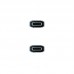 Cabo USB Nanocable USB 3.1 Gen2 5A USB-C/USB-C 2m, Preto/Cinza Cabo USB Nanocable USB 3.1 Gen2 5A USB-C/USB-C 2m, Preto/Cinza
