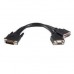 Cable de 20cm Lfh59 Dms-59  Cabl Doble Pantalla Vga Hd15