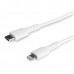 2m Usb C To Lightning Cable Cabl White - Aramid Fiber