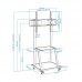 Suporte de Monitor Tooq FS20100M-B, Piso, Rodas, 37?-100?, 150kg, VESA