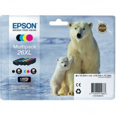 Epson Multipack 4 cores 26XL Alta Capacidade Claria Premium Epson Multipack 4 cores 26XL Alta Capacidade Claria Premium
