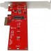 StarTech.com M2 PCIe SSD Adapter - x4 PCIe 3.0 NVMe / AHCI / NGFF / M-Key - Low Profile and Full Profile - SSD PCIe M.2 Adapter (PEX4M2E1) - Adaptador de interface - M.2 - Expansion Slot to M.2 - M.2 Card - PCIe x4 - vermelho - para P/N: BNDTB10GI, B