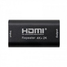 Repetidor Nanocable HDMI A/H-A/H, 4K, 24Hz, 3.4Gbps, Preto