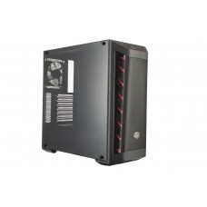 Cooler Master - MasterBox MB511, Mesh, Agressive Intakes, Window, up to 6 case fans, VGA up to 400mm, Red Version