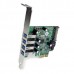 4 Port PCI Express PCIe USB 3.0 Card