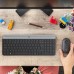 Kit Rato e Teclado Logitech MK470 Sem Fio - QWERTY Internacional EUA, Grafito Kit Rato e Teclado Logitech MK470 Sem Fio - QWERTY Internacional EUA, Grafito
