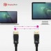 Cabo Nanocable DisplayPort 1.4: 1m, Preto, Certificado VESA