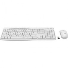 Teclado Español + Ratón Logitech Mk295 Silent Touch Blanco