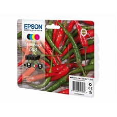 Epson 503 Multipack - pack de 4 - preto,amarelo,azul cyan,magenta - original - tinteiro - C13T09Q64010