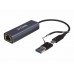 D-Link Usb/usb-c To 2.5 Gigabit Ethernet Network Adapter - Auto-