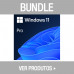 Bundle - Microsoft - 2x Win 11 Pro 64Bit Portuguese FQC-10545 + Oferta Teclado com Smart ID