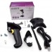 Leitor de Código de Barras Ewent EW3400 - Laser 1D, USB, Preto