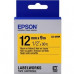Epson Cinta para etiquetas Epson LabelWorks LK-4YBP - 12 mm Ancho x 9 m Longitud - Transferencia térmica - Amarillo Pastel