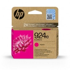 Tinteiro HP EvoMore 924e Magenta - Alta capacidade, Impressão profissional, Reciclável