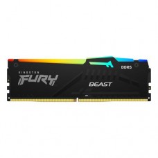 Módulo de Memória Kingston FURY Beast RGB DDR5: 32GB, 5600MHz, CL40