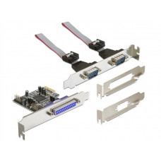Componentes Placa PCI express com 2 portas Série e 1 porta paralela