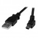 Cabo Adaptador StarTech.com USB A Macho para Mini-USB B Macho, 1m, Angulado