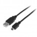 StarTech.com 2m Mini USB 2.0 Cable A to Mini B M/M - Cabo USB - USB (M) para mini USB Tipo B (M) - USB 2.0 - 2 m - preto StarTech.com 2m Mini USB 2.0 Cable A to Mini B M/M - Cabo USB - USB (M) para mini USB Tipo B (M) - USB 2.0 - 2 m - preto