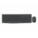 Teclado Ingles Logitech Mk235 Ratón Incluido Usb Qwerty Internacional de Ee.Uu. Gris