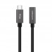 Cabo Nanocable USB-C 3.2 Gen2x2 60W 4K/60Hz 1m Preto Cabo Nanocable USB-C 3.2 Gen2x2 60W 4K/60Hz 1m Preto