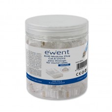 Pack de 100 Conectores RJ45 Cat6 Ewent IM1206
