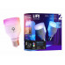 LIFX Nightvision - lâmpada LED - forma:A60 - E27 - 11.5 W - luz multicolor/quente para branco frio - 1500-9000 K - branco (pacote de 2) - HB2LHLA19E27IRIN