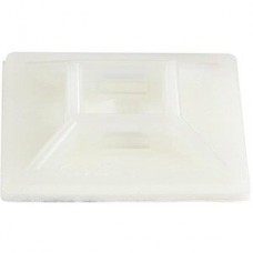 StarTech.com 100 Pack Cable Tie Mounts with Adhesive Tape for 0.21 in. (5.5 mm) Wide Ties, Nylon/Plastic Zip Tie Mounts, Electrical/Network Cable Wrap Mounts / 94V-2 Fire & UL Rated TAA - Nylon 66 Zip Tie Mount (CBMCTM3) - Montagem com amarração de c StarTech.com 100 Pack Cable Tie Mounts with Adhesive Tape for 0.21 in. (5.5 mm) Wide Ties, Nylon/Plastic Zip Tie Mounts, Electrical/Network Cable Wrap Mounts / 94V-2 Fire & UL Rated TAA - Nylon 66 Zip Tie Mount (CBMCTM3) - Montagem com amarração de c