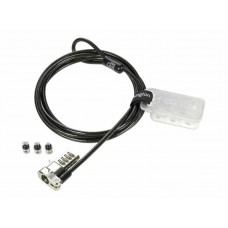 Kensington Universal 3-in-1 Combination Laptop Lock - Resettable - trancamento do cabo de segurança - K62316WW Kensington Universal 3-in-1 Combination Laptop Lock - Resettable - trancamento do cabo de segurança - K62316WW