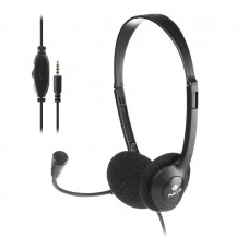 NGS - Auricular com controlo de volume tomada de 3.5 MM para adaptador duplo