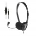 NGS - Auricular com controlo de volume tomada de 3.5 MM para adaptador duplo