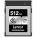 Memória Flash Lexar Professional CFexpress Tipo B 512GB Memória Flash Lexar Professional CFexpress Tipo B 512GB