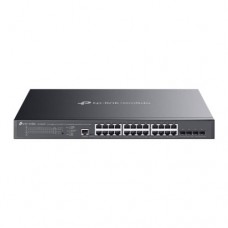 TP-LINK - Omada 24-Port Gigabit and 4-Port 10GE SFP+ L2+ Managed Switch with 16-Port PoE+ & 8-Port PoE++