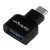 StarTech.com USB-C to USB Adapter - USB-C to USB-A - USB 3.1 Gen 1 - 5Gbps - USB C Adapter - USB Type C (USB31CAADG) - Adaptador USB - 24 pin USB-C (M) para USB Tipo A (F) - USB 3.1 - preto - para P/N: HB31C2A1CGS, HB31C2A2CB, HB31C3A1CS, HB31C3ASDMB sem_imagem