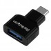 StarTech.com USB-C to USB Adapter - USB-C to USB-A - USB 3.1 Gen 1 - 5Gbps - USB C Adapter - USB Type C (USB31CAADG) - Adaptador USB - 24 pin USB-C (M) para USB Tipo A (F) - USB 3.1 - preto - para P/N: HB31C2A1CGS, HB31C2A2CB, HB31C3A1CS, HB31C3ASDMB