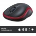Rato Logitech M185, Vermelho, Sem fios, Óptico, 1000 DPI, 3 Botões Rato Logitech M185, Vermelho, Sem fios, Óptico, 1000 DPI, 3 Botões