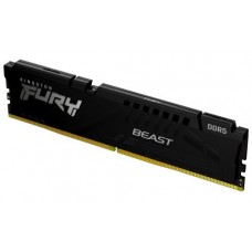 Kingston FURY Beast - DDR5 - módulo - 16 GB - DIMM 288-pin - 6000 MHz / PC5-48000 - CL30 - 1.4 V - unbuffered - on-die ECC - preto