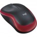 Rato Logitech M185, Vermelho, Sem fios, Óptico, 1000 DPI, 3 Botões Rato Logitech M185, Vermelho, Sem fios, Óptico, 1000 DPI, 3 Botões