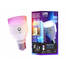 LIFX Nightvision - lâmpada LED - forma:A60 - E27 - 11.5 W - luz multicolor/quente para branco frio - 1500-9000 K - branco - LHLA19E27IRIN