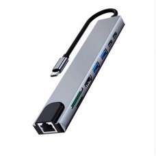 Ewent Docking Multipuerto Usb-C, 8 En 1, Hdmi 4k