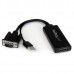 VGA to HDMI Adapter w/USB Power+Audio VGA to HDMI Adapter w/USB Power+Audio