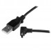 Cabo Adaptador StarTech.com USB A Macho para Mini-USB B Macho, 1m, Angulado